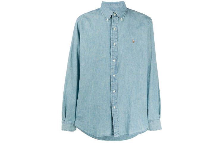 Футболка поло Ralph Lauren с вышитым логотипом, голубая
Футболка поло Ralph Lauren с вышитым логотипом, голубая