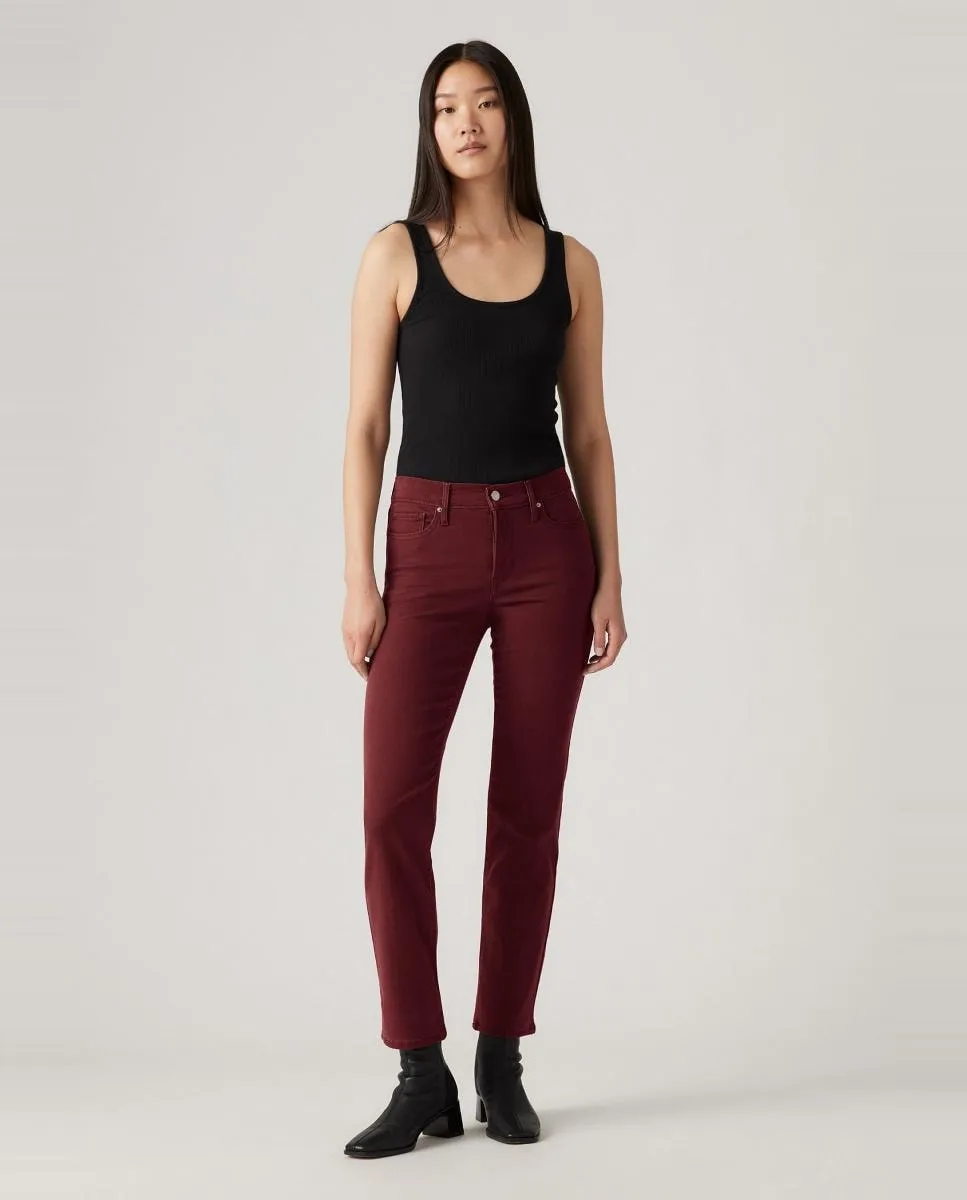 Женские прямые джинсы Vaquero recto 314 средней посадки Levi's, гранатовый
Женские прямые джинсы Vaquero recto 314 средней посадки Levi's, гранатовый