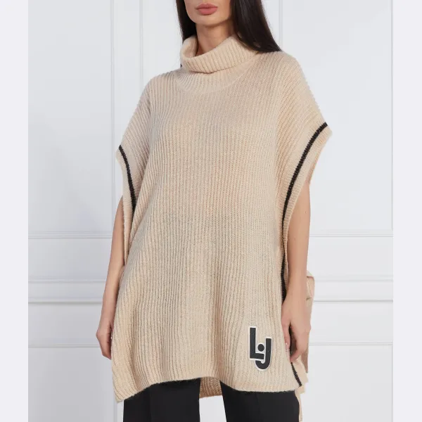 Водолазка свободного кроя с добавлением шерсти Liu Jo, коричневый
Водолазка свободного кроя с добавлением шерсти Liu Jo, коричневый