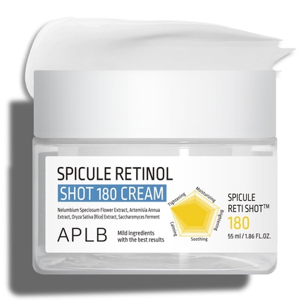 Крем Spicule Retinol Shot 180, 186 мл Aplb
Крем Spicule Retinol Shot 180, 186 мл Aplb