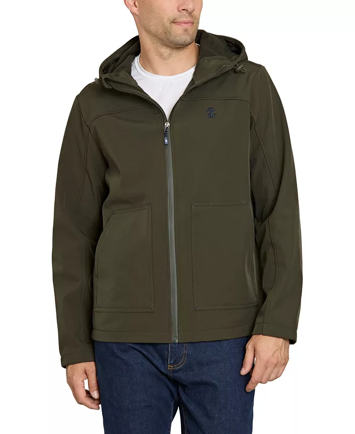 Мужская куртка Softshell с капюшоном IZOD, зеленый
Мужская куртка Softshell с капюшоном IZOD, зеленый