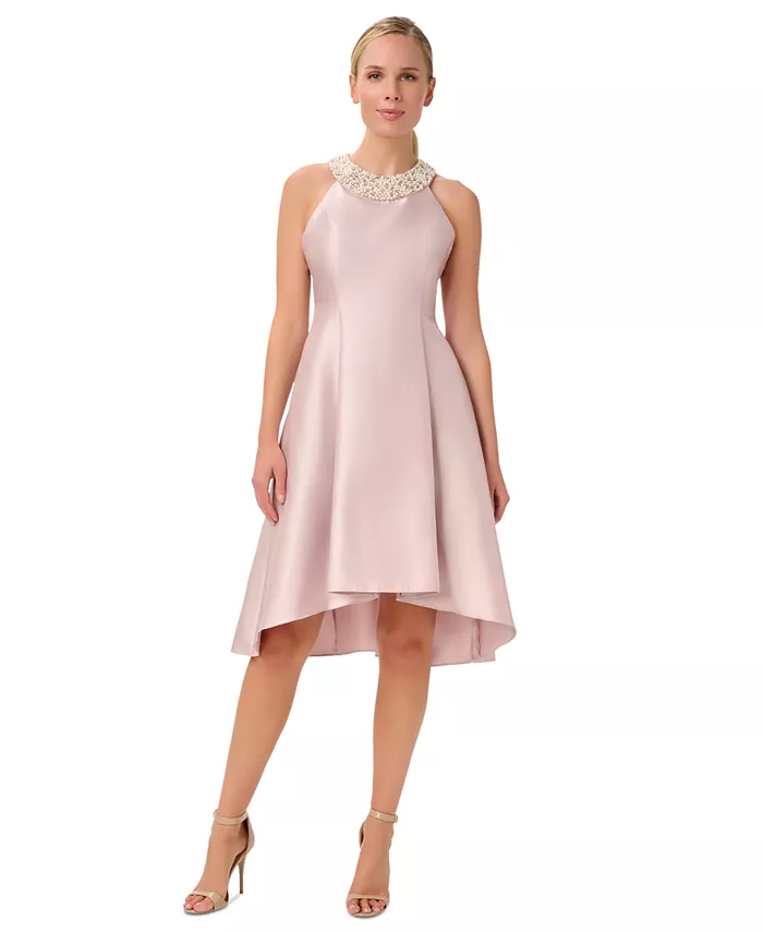 Платье из микадо с бисерной отделкой на горловине Adrianna Papell, коричневый/бежевый
Платье из микадо с бисерной отделкой на горловине Adrianna Papell, коричневый/бежевый