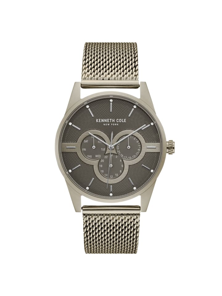 Kenneth Cole Кварцевые часы KC15205002 серого цвета
Kenneth Cole Кварцевые часы KC15205002 серого цвета