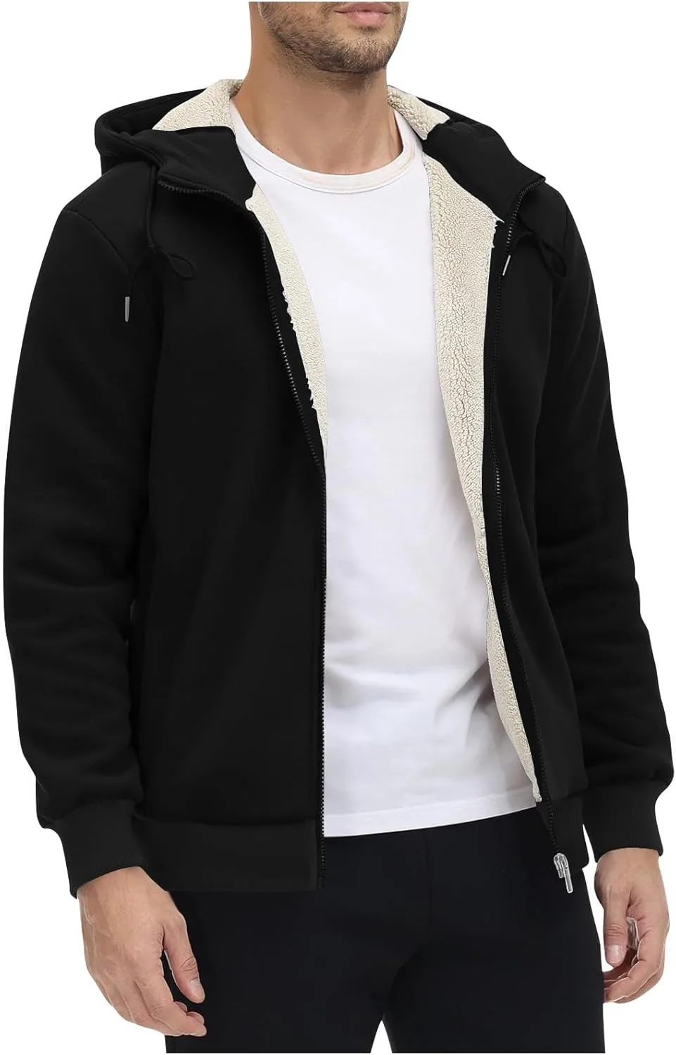 Мужская флисовая толстовка с капюшоном на молнии, Sherpa, с карманами fnnxeal
Мужская флисовая толстовка с капюшоном на молнии, Sherpa, с карманами fnnxeal