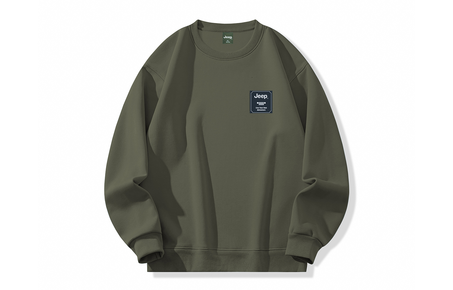 Свитшот Unisex Crew Neck Moderate Regular Jeep, серый зеленый
Свитшот Unisex Crew Neck Moderate Regular Jeep, серый зеленый