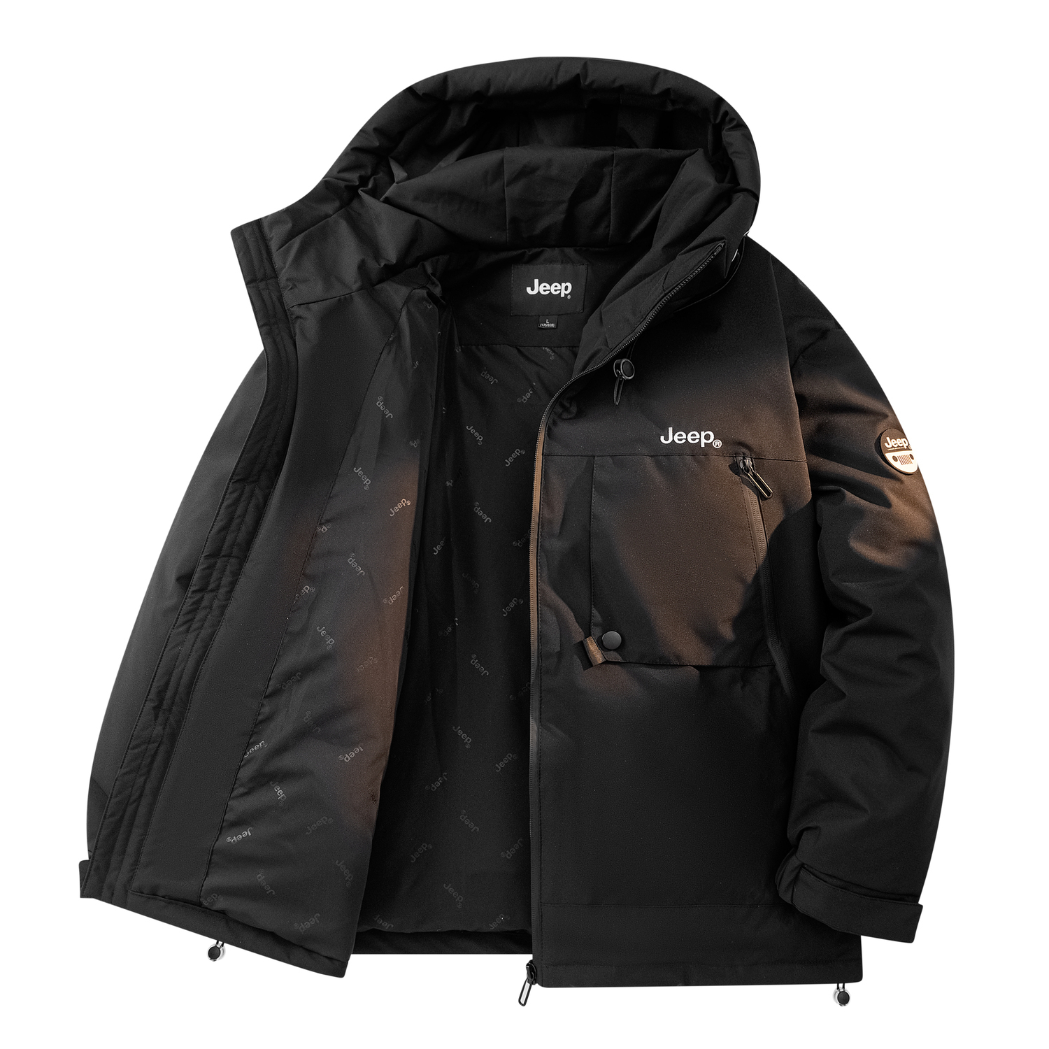 Пуховик унисекс бежево-серый Jeep, бежево-серый (Термо пуховик)
Пуховик унисекс бежево-серый Jeep, бежево-серый (Термо пуховик)