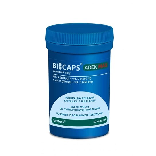 Formeds, Bicaps ADEK Max 60 капсул
Formeds, Bicaps ADEK Max 60 капсул