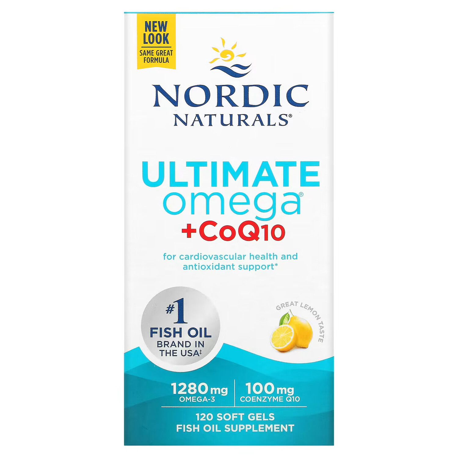 Nordic Naturals, Ultimate Omega + CoQ10, 640 мг, 120 капсул
Nordic Naturals, Ultimate Omega + CoQ10, 640 мг, 120 капсул