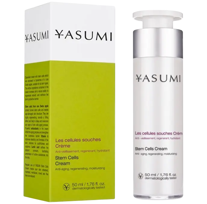Yasumi Stem Cells Cream Восстанавливающий дневной крем для лица со стволовыми клетками, 50 мл
Yasumi Stem Cells Cream Восстанавливающий дневной крем для лица со стволовыми клетками, 50 мл