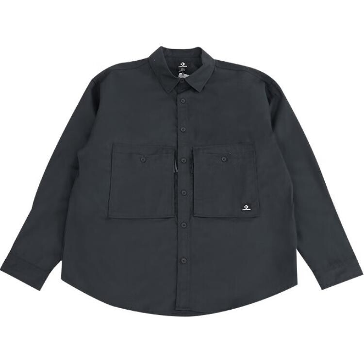 Рубашка унисекс черная Converse, черный
Рубашка унисекс черная Converse, черный