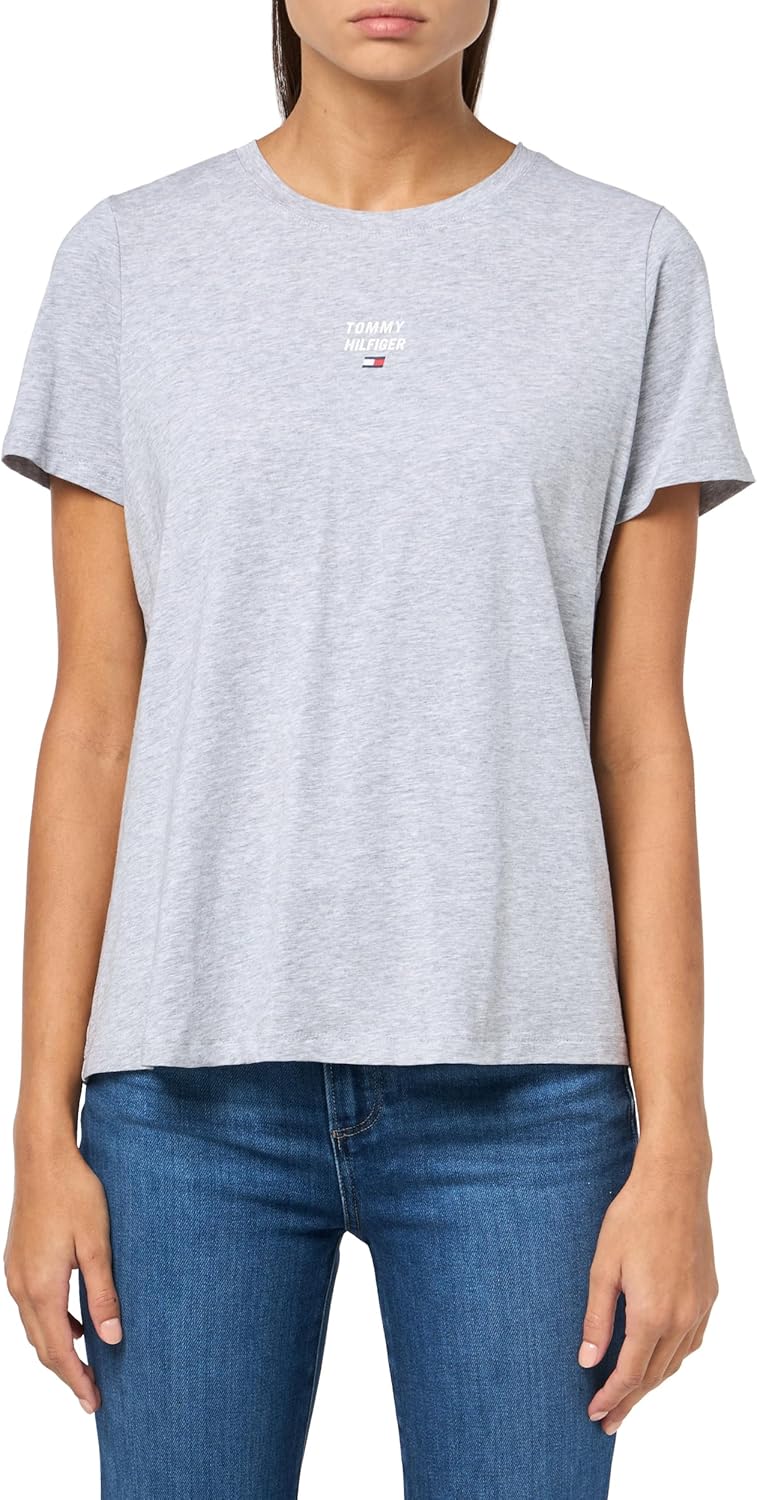 Женская футболка с короткими рукавами и принтом логотипа Tommy Hilfiger, Pearl Heather Grey, Белый, Женская футболка с короткими рукавами и принтом логотипа Tommy Hilfiger, Pearl Heather Grey
Женская футболка с короткими рукавами и принтом логотипа Tommy Hilfiger, Pearl Heather Grey, Белый, Женская футболка с короткими рукавами и принтом логотипа Tommy Hilfiger, Pearl Heather Grey