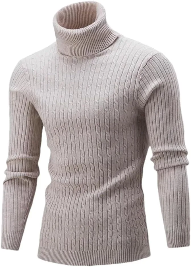 Мужской свитер с высоким воротником Slim Fit
Мужской свитер с высоким воротником Slim Fit