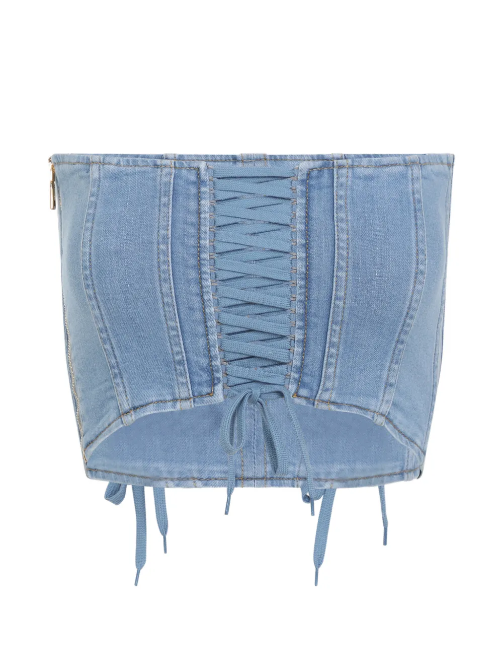 Топ на шнуровке Elisabetta Franchi, синий
Топ на шнуровке Elisabetta Franchi, синий