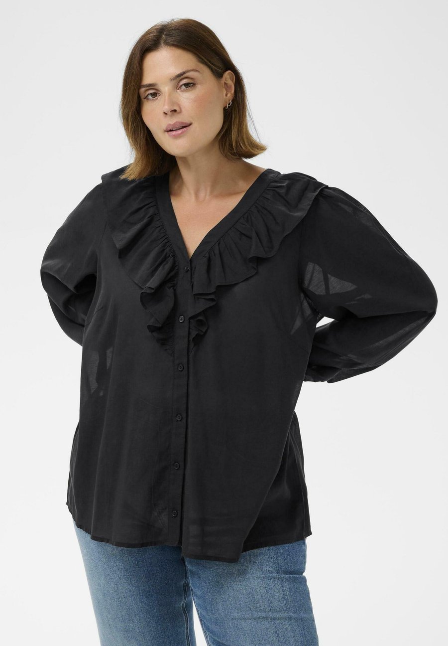 Блуза Kaffe Curve FRILL, Black Deep/Mottled Black
Блуза Kaffe Curve FRILL, Black Deep/Mottled Black