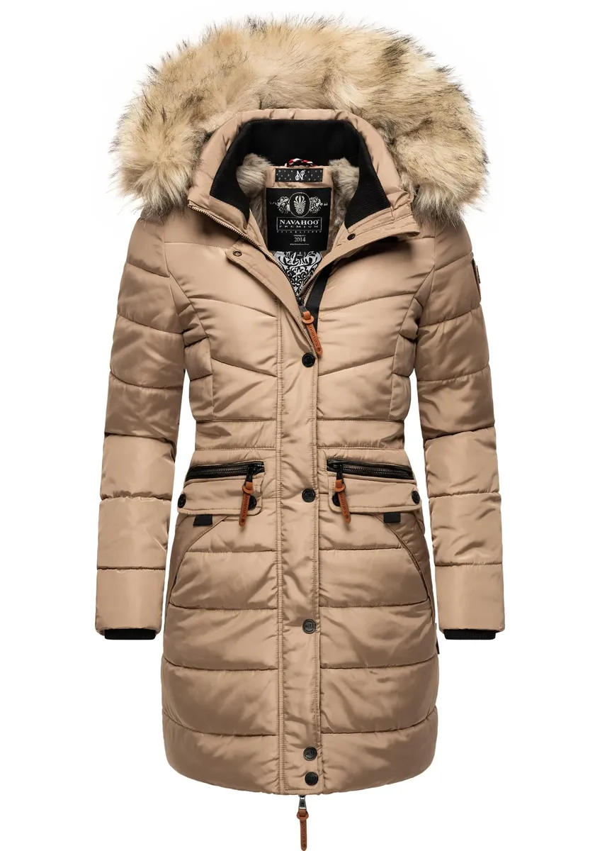 Стеганое пальто Наваху "Паула" — стильная зимняя парка с элегантным искусственным мехом Navahoo, бежевый
Стеганое пальто Наваху "Паула" — стильная зимняя парка с элегантным искусственным мехом Navahoo, бежевый