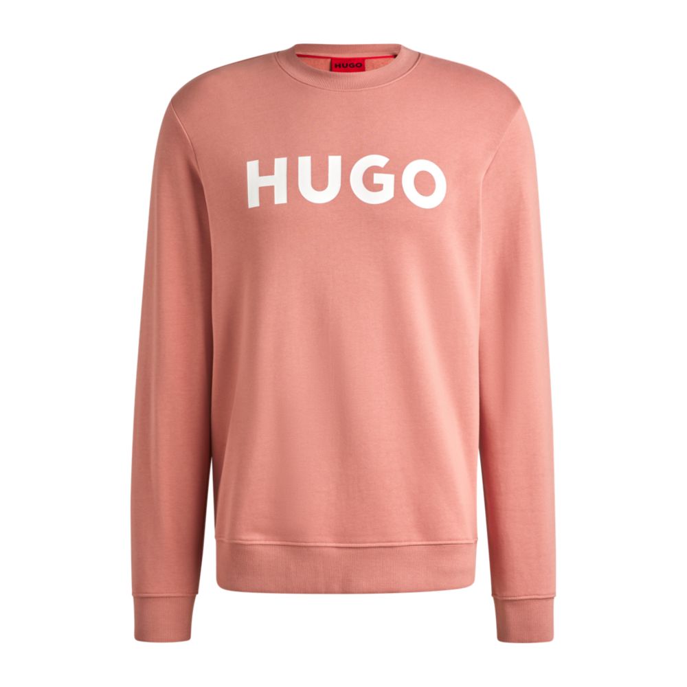 Толстовка прямого кроя из хлопчатобумажной махры с логотипом HUGO, светло-розовый
Толстовка прямого кроя из хлопчатобумажной махры с логотипом HUGO, светло-розовый
