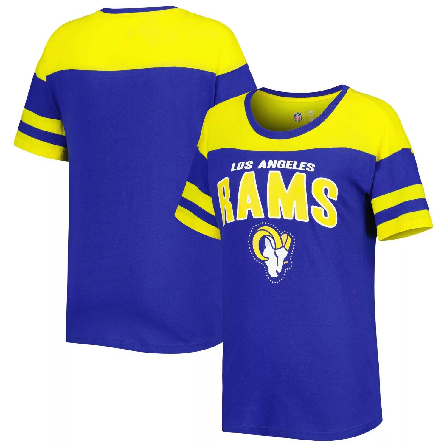 Женская футболка G-III 4Her от Carl Banks Royal/Gold Los Angeles Rams Play the Ball G-III
Женская футболка G-III 4Her от Carl Banks Royal/Gold Los Angeles Rams Play the Ball G-III