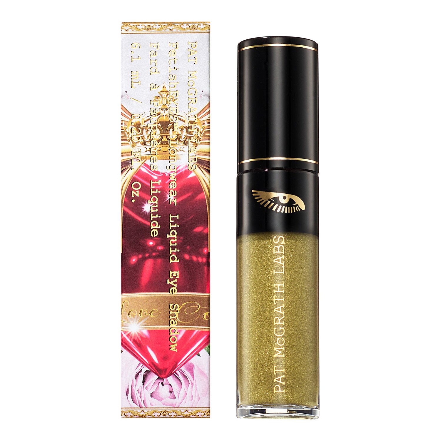 Жидкие тени для век Fetisheyes Legendary Wear Liquid Shadow Pat Mcgrath Labs, Cosmic Chartreuse (6,1 ml)
Жидкие тени для век Fetisheyes Legendary Wear Liquid Shadow Pat Mcgrath Labs, Cosmic Chartreuse (6,1 ml)