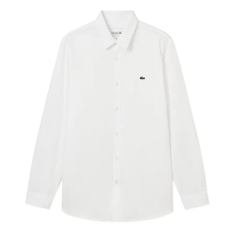 Рубашка с длинным рукавом с вышивкой crocodile LACOSTE, белый
Рубашка с длинным рукавом с вышивкой crocodile LACOSTE, белый