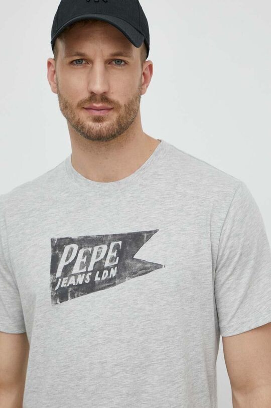 Хлопковая футболка Single Cardiff Pepe Jeans, серый
Хлопковая футболка Single Cardiff Pepe Jeans, серый