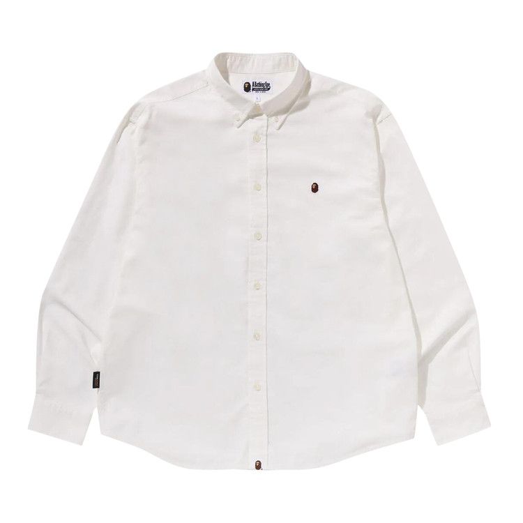 Рубашка BAPE One Point Oxford Long-Sleeve Shirt, White
Рубашка BAPE One Point Oxford Long-Sleeve Shirt, White
