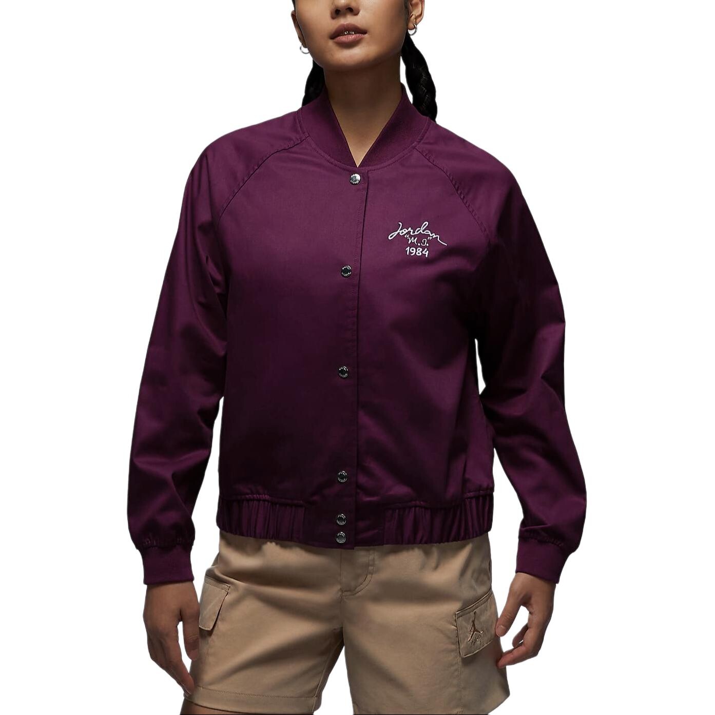 Куртка женская бордовая винно-красная/белая Jordan
Куртка женская бордовая винно-красная/белая Jordan