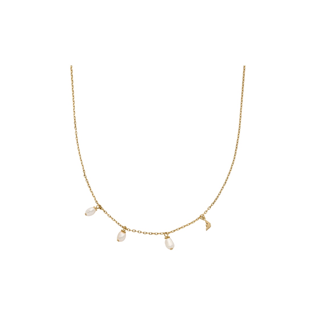 Золотистое латунное ожерелье Station EMPORIO ARMANI, золотой
Золотистое латунное ожерелье Station EMPORIO ARMANI, золотой