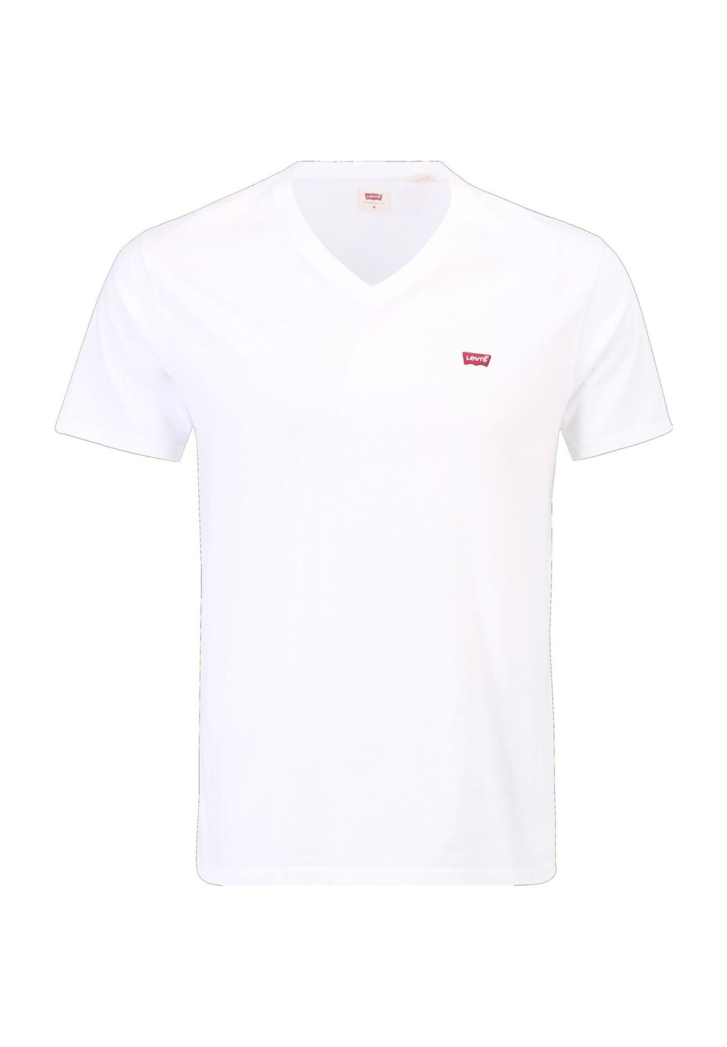 Мужская футболка с V-образным вырезом и вышивкой этикетки Levi's
Мужская футболка с V-образным вырезом и вышивкой этикетки Levi's