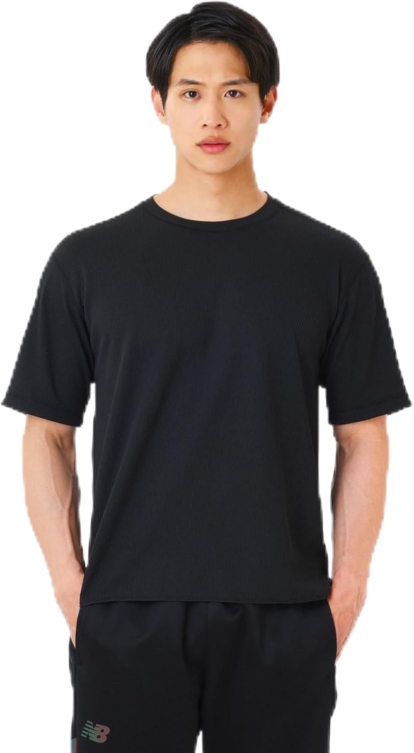 Мужская футболка New Balance AMT45284 с коротким рукавом из полиэстера и вафельной ткани (AMT45284) Soccer Dry, быстросохнущая, черный
Мужская футболка New Balance AMT45284 с коротким рукавом из полиэстера и вафельной ткани (AMT45284) Soccer Dry, быстросохнущая, черный