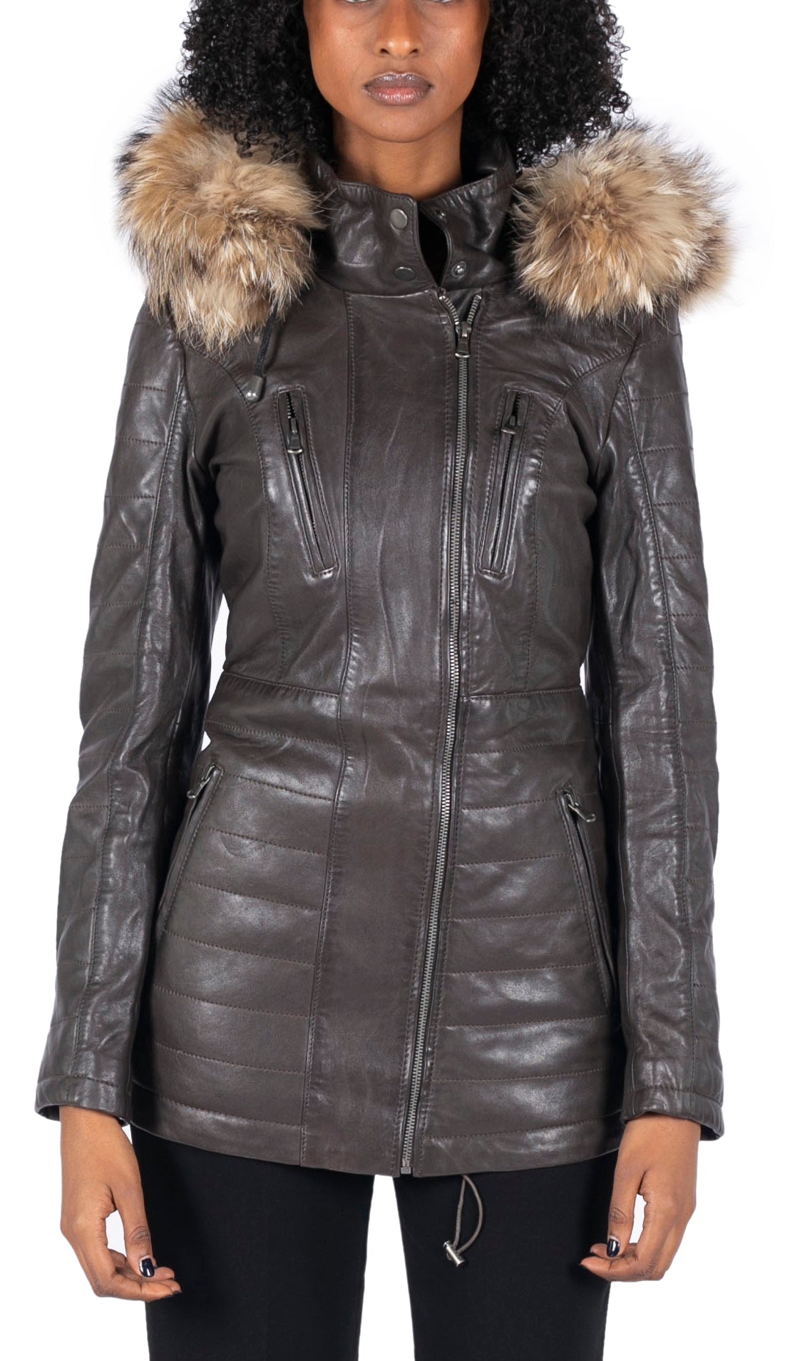 Куртка-парка средней длины с капюшоном TruClothing, коричневый
Куртка-парка средней длины с капюшоном TruClothing, коричневый