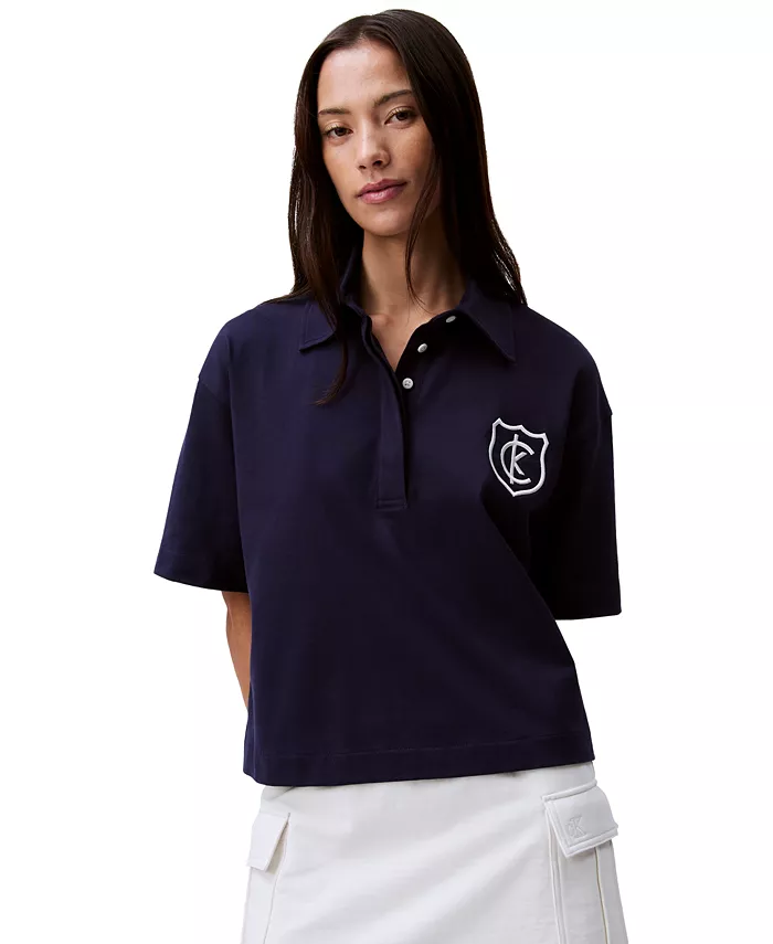 Женская регбийная майка-топ Calvin Klein Jeans, синий
Женская регбийная майка-топ Calvin Klein Jeans, синий