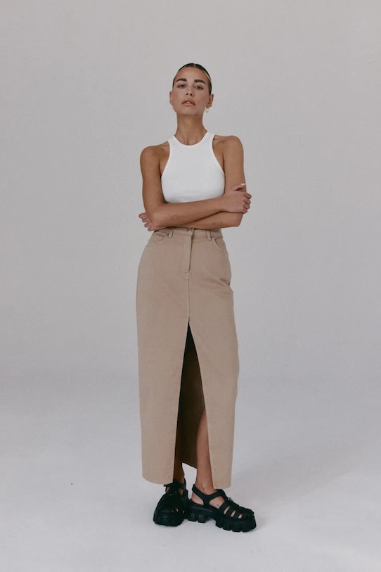 Джинсовая юбка Muuv. nantes, бежевый
Джинсовая юбка Muuv. nantes, бежевый