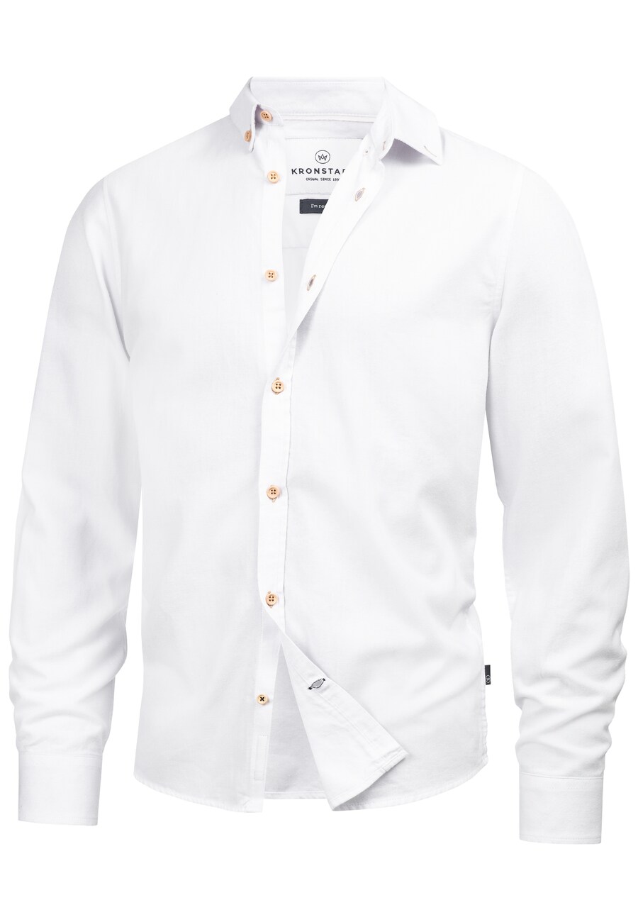 Рубашка обычного кроя на пуговицах Kronstadt Johan Diego, белый
Рубашка обычного кроя на пуговицах Kronstadt Johan Diego, белый