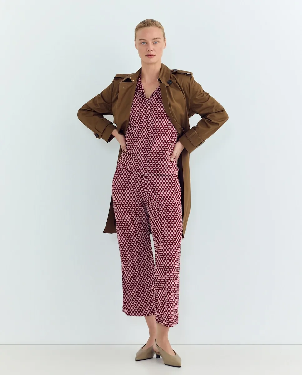 Женские длинные брюки с принтом Blanxart, гранатовый
Женские длинные брюки с принтом Blanxart, гранатовый