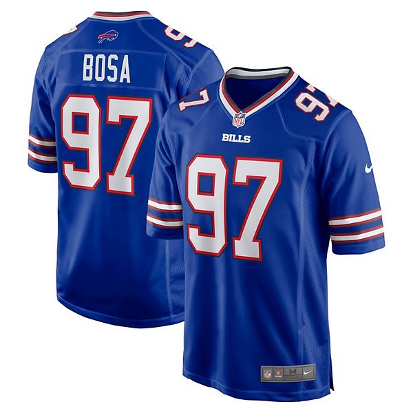 Мужская игровая футболка Joey Bosa Royal Buffalo Bills Nike
Мужская игровая футболка Joey Bosa Royal Buffalo Bills Nike