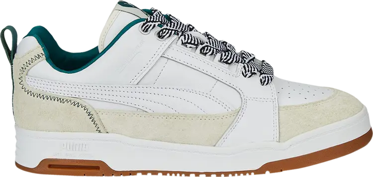 Кроссовки Puma AMI x Slipstream Lo White Green Gum, белый 
Кроссовки Puma AMI x Slipstream Lo White Green Gum, белый