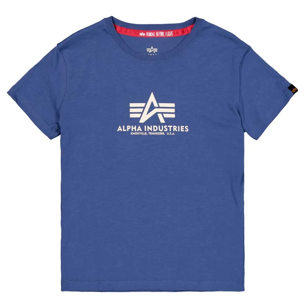 Футболка с коротким рукавом Alpha Industries New Basic, синий 
Футболка с коротким рукавом Alpha Industries New Basic, синий