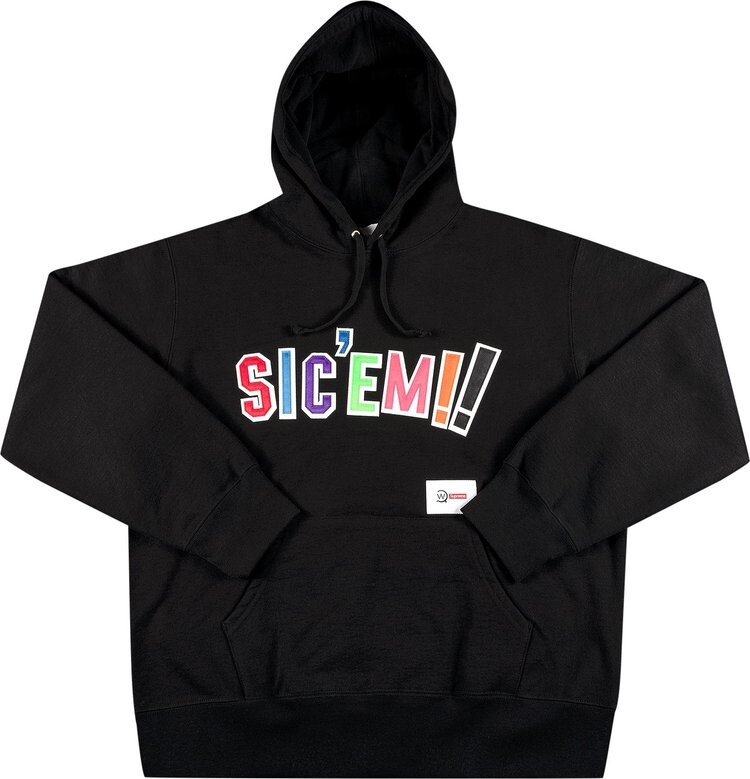 Толстовка Supreme x WTAPS Sic'em! Hooded Sweatshirt 'Black', черный
Толстовка Supreme x WTAPS Sic'em! Hooded Sweatshirt 'Black', черный