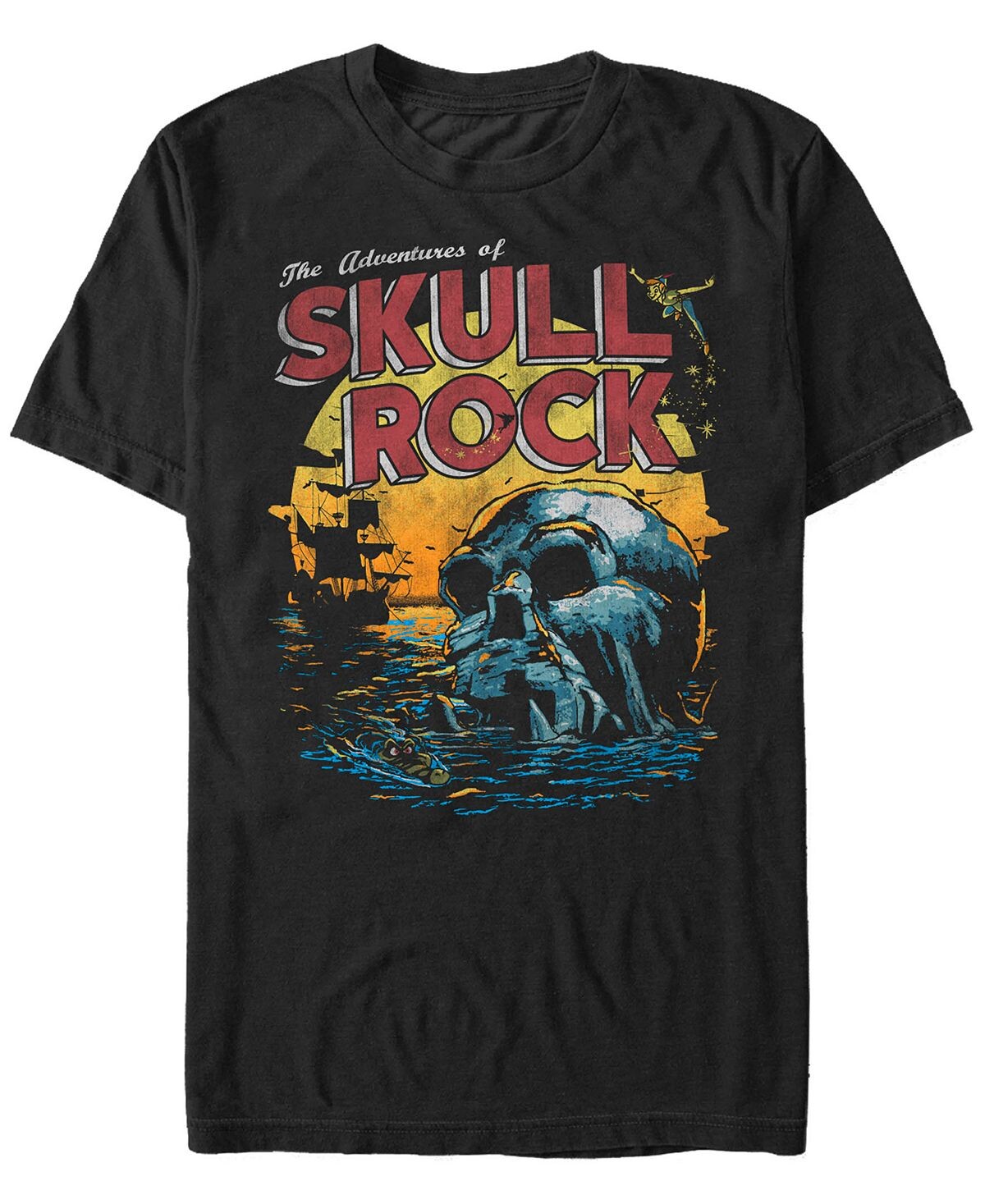 Диснеевский мужской плакат с изображением черепа питера пэна в стиле рок-н-ролла, вдохновленный винтажным закатом, футболка с коротким рукавом Fifth Sun, черный
Диснеевский мужской плакат с изображением черепа питера пэна в стиле рок-н-ролла, вдохновленный винтажным закатом, футболка с коротким рукавом Fifth Sun, черный