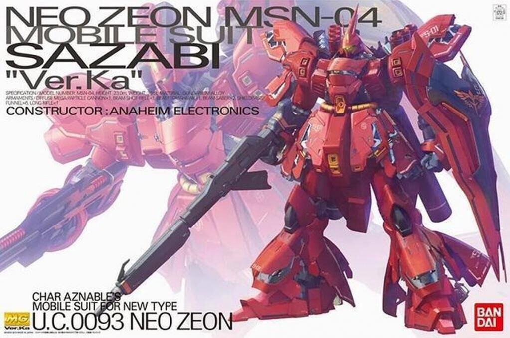 Gundam - комплект модели - мастер класс - msn-04 sazabi ver.ka - 18 см Inna marka
Gundam - комплект модели - мастер класс - msn-04 sazabi ver.ka - 18 см Inna marka