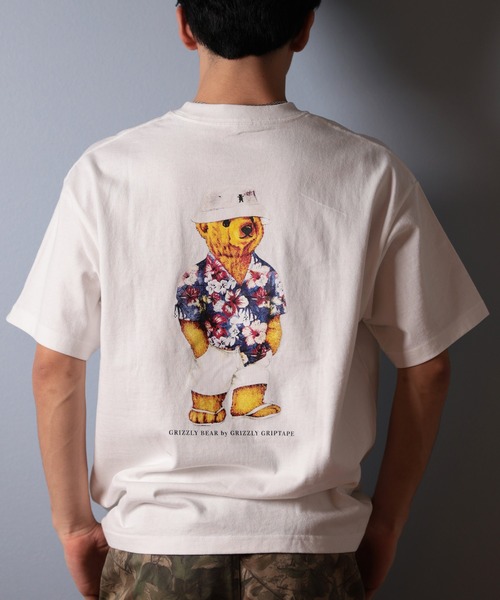 Футболка с коротким рукавом, принт на спине GRIZZLY, белый
Футболка с коротким рукавом, принт на спине GRIZZLY, белый