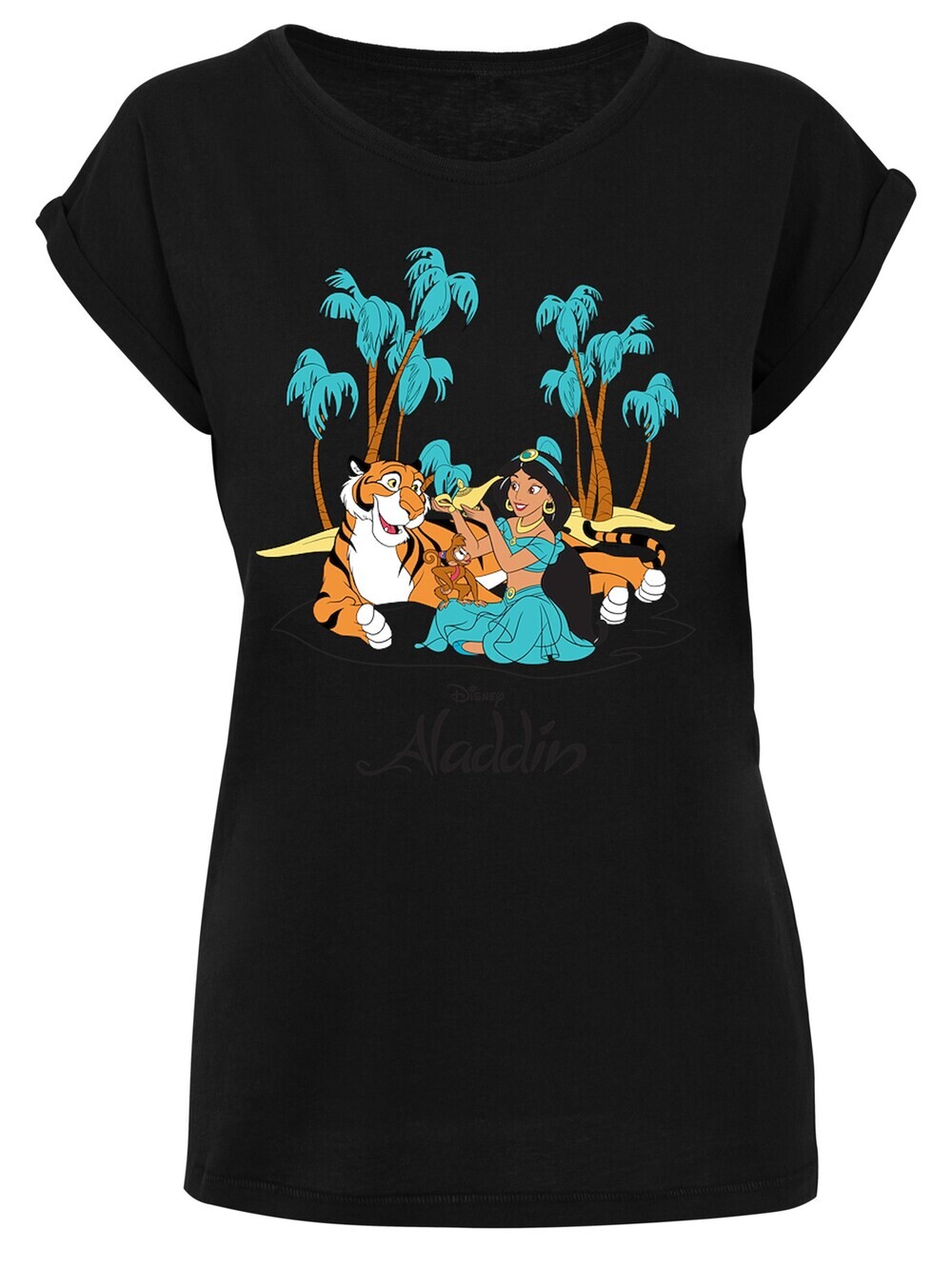 Рубашка F4NT4STIC Aladdin Jasmine Abu Rajah Beach, черный 
Рубашка F4NT4STIC Aladdin Jasmine Abu Rajah Beach, черный