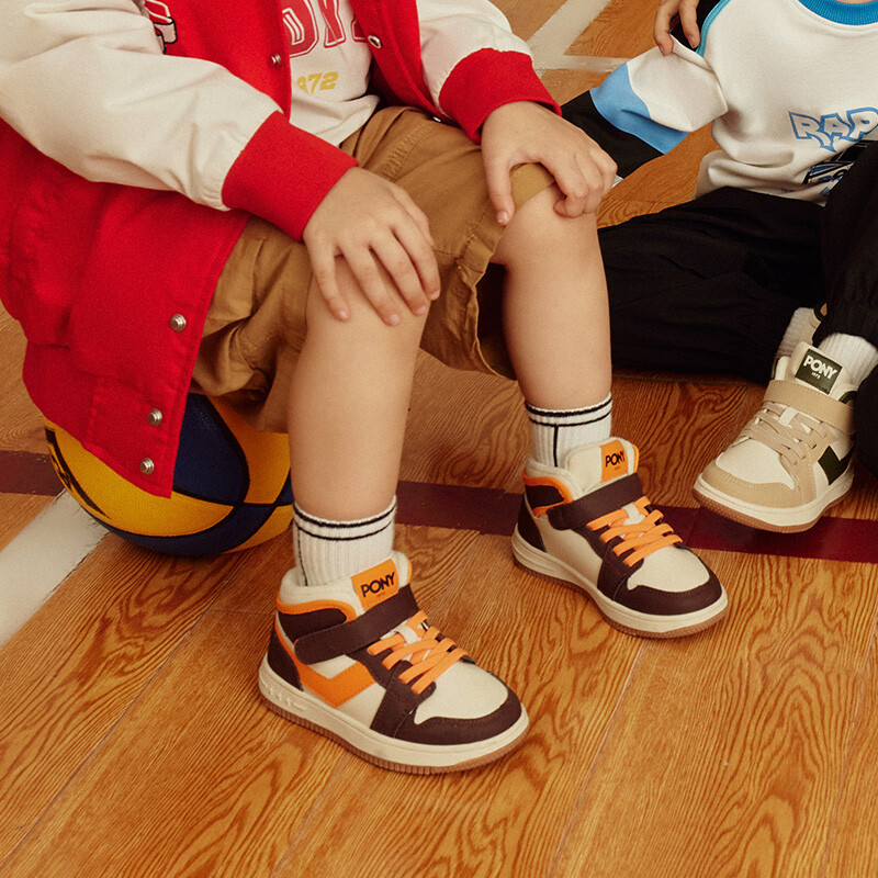 CITY WINGS Детские кроссовки для скейтбординга Детские высокие оранжевые Pony, коричневый
CITY WINGS Детские кроссовки для скейтбординга Детские высокие оранжевые Pony, коричневый