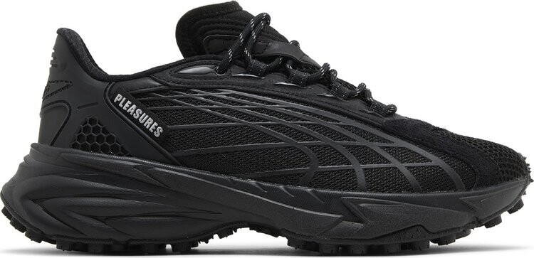 Кроссовки Pleasures x Spirex 'Black', черный
Кроссовки Pleasures x Spirex 'Black', черный