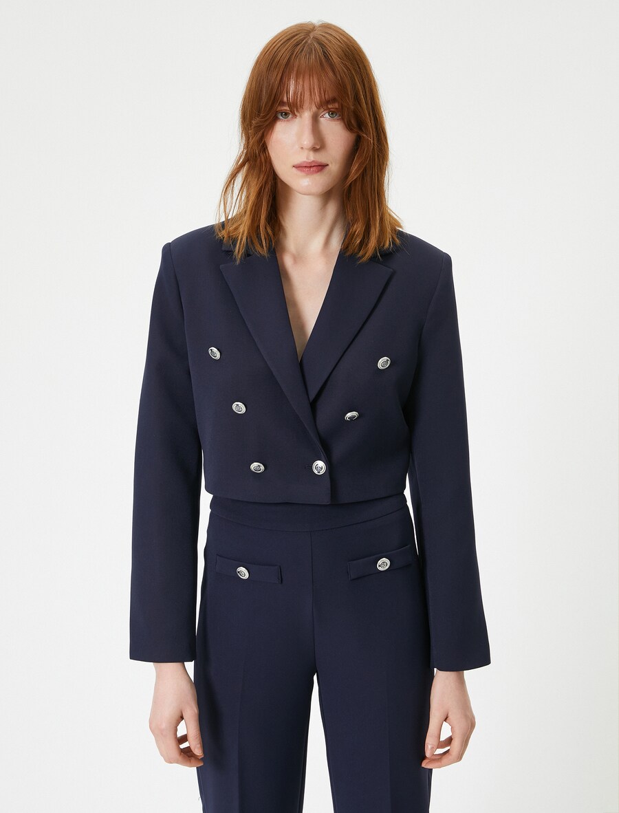 Блейзер Koton, темно-синий
Блейзер Koton, темно-синий