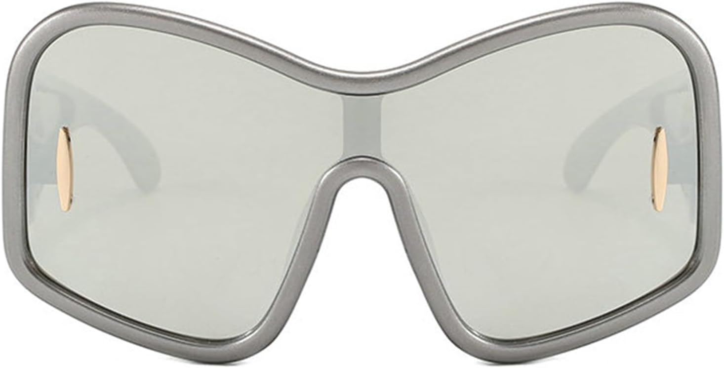 Солнцезащитные очки Willochra Oversized Wave Maske для женщин и мужчин, модные винтажные солнцезащитные очки в стиле панк, большая оправа, защита от УФ-излучения UV400, F25, C17
Солнцезащитные очки Willochra Oversized Wave Maske для женщин и мужчин, модные винтажные солнцезащитные очки в стиле панк, большая оправа, защита от УФ-излучения UV400, F25, C17