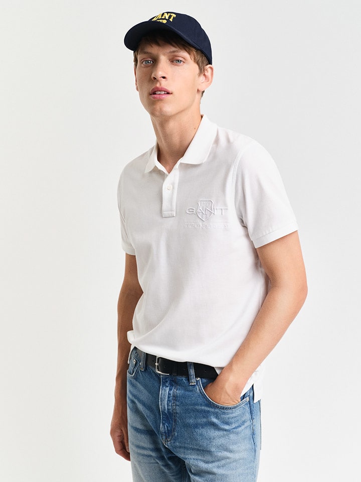 Рубашка-поло Gant, белый
Рубашка-поло Gant, белый