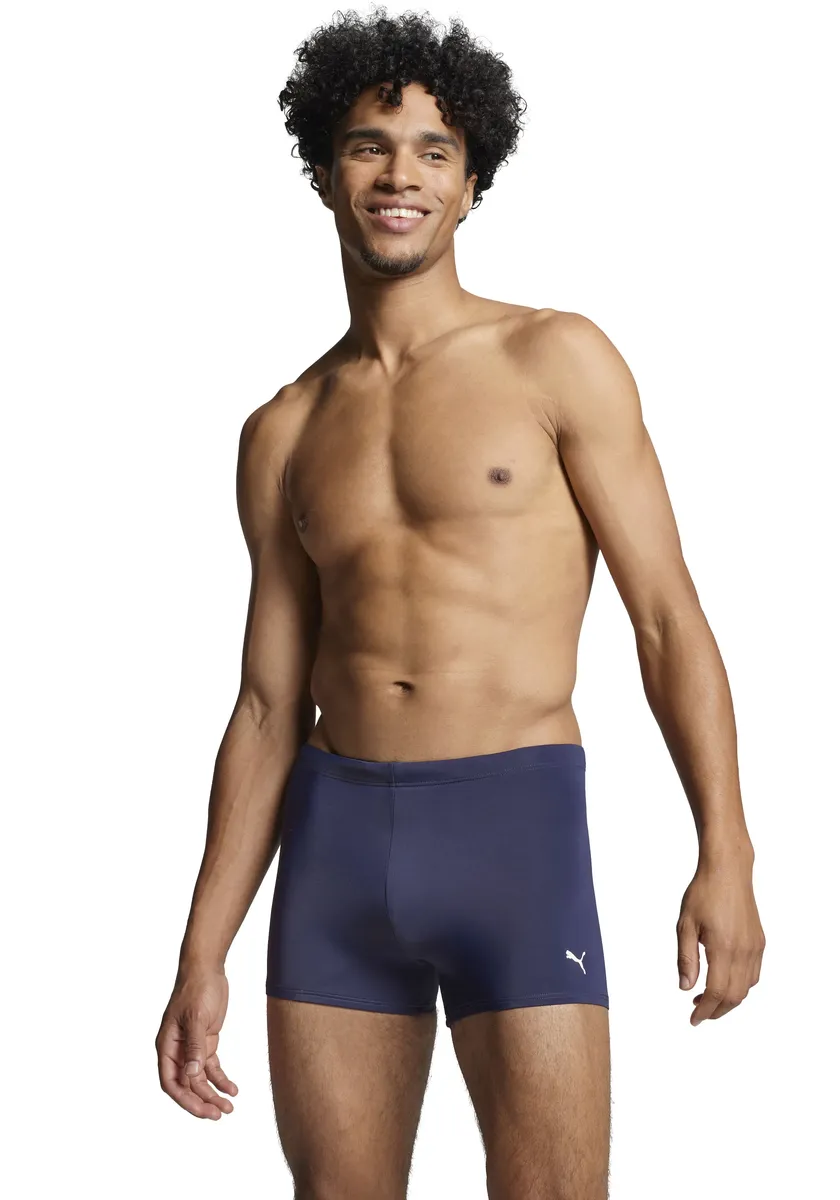 Купальные брюки PUMA с небольшим логотипом спереди, цвет морской волны
Купальные брюки PUMA с небольшим логотипом спереди, цвет морской волны