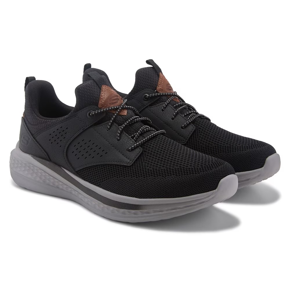 Кроссовки-слипоны Breyer Skechers, black extra wide
Кроссовки-слипоны Breyer Skechers, black extra wide