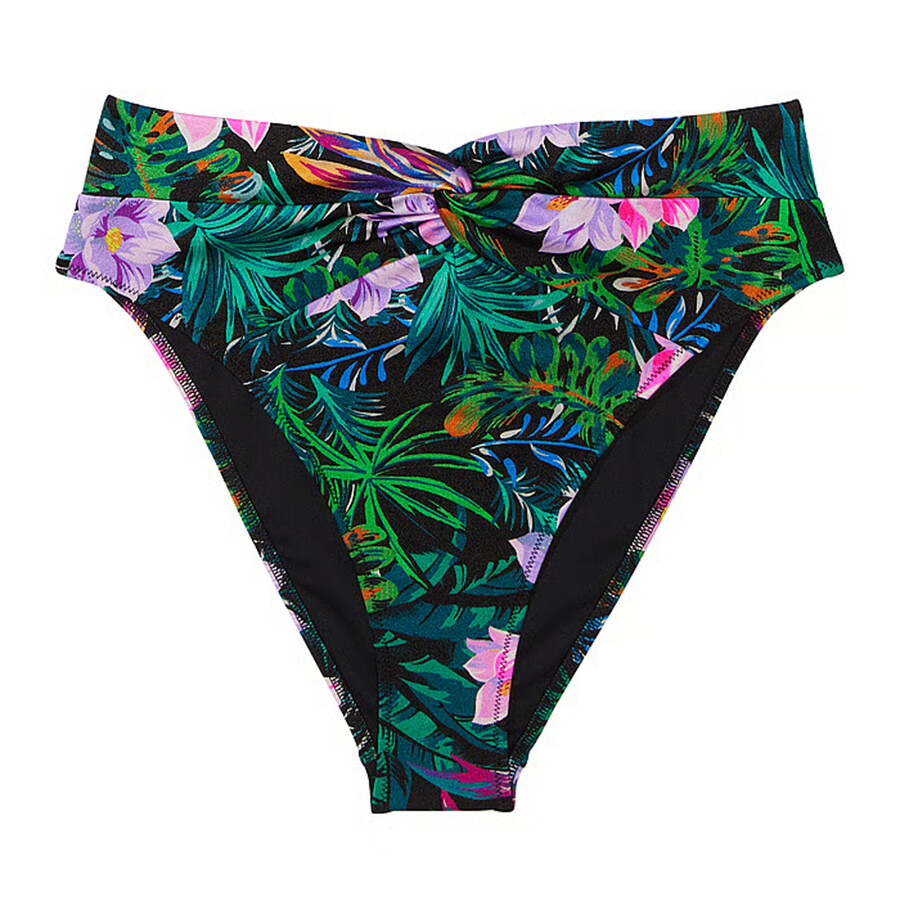 Плавки бикини Victoria's Secret Swim Mix & Match High-Waist Twist Cheeky Smooth, черный тропический
Плавки бикини Victoria's Secret Swim Mix & Match High-Waist Twist Cheeky Smooth, черный тропический